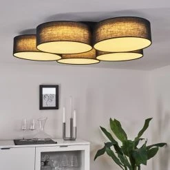 Hofstein Purus Deckenleuchte LED Schwarz, 1-flammig -Bürolampen Verkäufe purus deckenleuchte h3437490 8