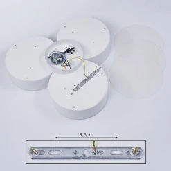 Hofstein Purus Deckenleuchte LED Wei&szlig;, 1-flammig -Bürolampen Verkäufe purus deckenleuchte h3439111 4