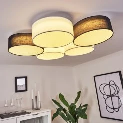 Hofstein Purus Deckenleuchte LED Schwarz, 1-flammig -Bürolampen Verkäufe purus deckenleuchte h3445501 8