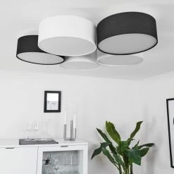 Hofstein Purus Deckenleuchte LED Schwarz, 1-flammig -Bürolampen Verkäufe purus deckenleuchte h3445501 9