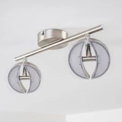 Hofstein Puslinch Deckenspot LED Nickel-Matt, 4-flammig -Bürolampen Verkäufe puslinch deckenspot h3009864 13