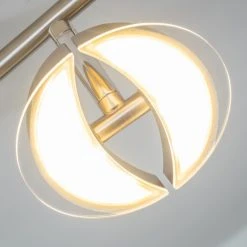 Hofstein Puslinch Deckenspot LED Nickel-Matt, 4-flammig -Bürolampen Verkäufe puslinch deckenspot h3009864 16