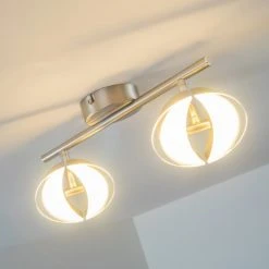 Hofstein Puslinch Deckenspot LED Nickel-Matt, 4-flammig -Bürolampen Verkäufe puslinch deckenspot h3009864 2