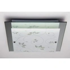 Hofstein Rabat Deckenleuchte Transparent, Klar, 2-flammig -Bürolampen Verkäufe rabat deckenleuchte h03 10