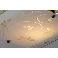 Hofstein Rabat Deckenleuchte Transparent, Klar, 2-flammig -Bürolampen Verkäufe rabat deckenleuchte h03 13