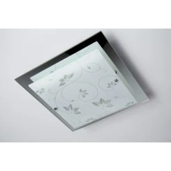 Hofstein Rabat Deckenleuchte Transparent, Klar, 2-flammig -Bürolampen Verkäufe rabat deckenleuchte h03 2