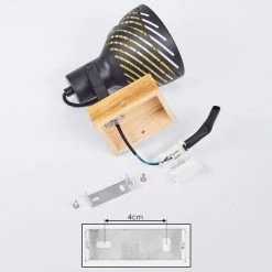 Hofstein Racolo Deckenleuchte Holz dunkel, 1-flammig -Bürolampen Verkäufe racolo deckenleuchte h3434956 4