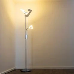 Reality Avignon Deckenfluter LED Chrom, 2-flammig -Bürolampen Verkäufe reality avignon deckenfluter r42782106 13