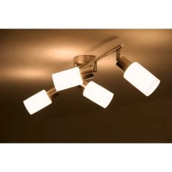 Reality MARS Deckenspot Edelstahl, Weiß, 4-flammig -Bürolampen Verkäufe reality mars deckenspot r80014007 5