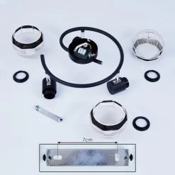 Hofstein Revsbotn Deckenleuchte Chrom, Schwarz, 3-flammig -Bürolampen Verkäufe revsbotn deckenleuchte h3434550 4