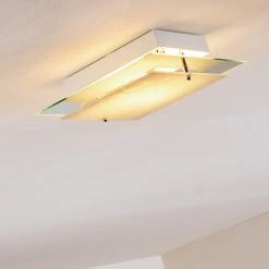 Hofstein Riad Deckenleuchte Transparent, Klar, 2-flammig -Bürolampen Verkäufe riad deckenleuchte h06 13