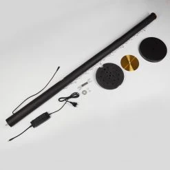 Hofstein Rodeche Stehleuchte LED Messing, Schwarz, 1-flammig 16 Hofstein Rodeche Stehleuchte LED Messing, Schwarz, 1-flammig -Bürolampen Verkäufe rodeche stehleuchte h3439388 4