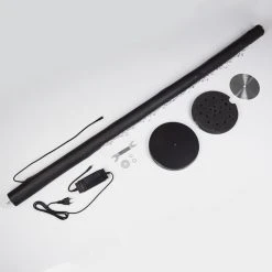 Hofstein Rodeche Stehleuchte LED Nickel-Matt, Schwarz, 1-flammig -Bürolampen Verkäufe rodeche stehleuchte h3439401 4