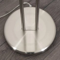 Hofstein Rom Deckenfluter LED Nickel-Matt, 2-flammig -Bürolampen Verkäufe rom deckenfluter 8500 7