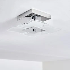 Hofstein Rom Deckenleuchte Chrom, 4-flammig -Bürolampen Verkäufe rom deckenleuchte w29356f 3 10