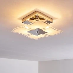 Hofstein Rom Deckenleuchte Chrom, 4-flammig -Bürolampen Verkäufe rom deckenleuchte w29356f 3 9