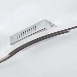 Hofstein Rosselo Deckenleuchte LED Nickel-Matt, 1-flammig -Bürolampen Verkäufe rosselo deckenleuchte h167534 5