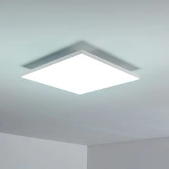 Hofstein Salmi Deckenpanel LED Weiß, 1-flammig, Fernbedienung 28 Hofstein Salmi Deckenpanel LED Weiß, 1-flammig, Fernbedienung -Bürolampen Verkäufe salmi deckenpanel h3309742 10