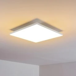 Hofstein Salmi Deckenpanel LED Weiß, 1-flammig, Fernbedienung 26 Hofstein Salmi Deckenpanel LED Weiß, 1-flammig, Fernbedienung -Bürolampen Verkäufe salmi deckenpanel h3309742 8