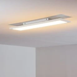 Hofstein Salmi Deckenpanel LED Weiß, 1-flammig, Fernbedienung -Bürolampen Verkäufe salmi deckenpanel h3309803 14