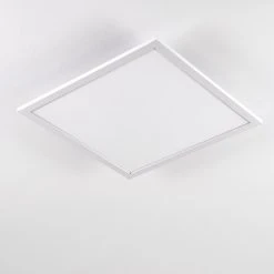 Hofstein Salmi Deckenpanel LED Aluminium, Weiß, 1-flammig, Fernbedienung -Bürolampen Verkäufe salmi deckenpanel h3311998 7