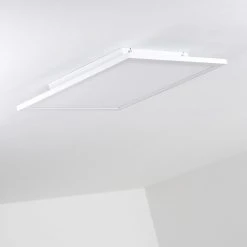 Hofstein Salmi Deckenpanel LED Wei&szlig;, 1-flammig, Fernbedienung, Farbwechsler -Bürolampen Verkäufe salmi deckenpanel h3325452 16