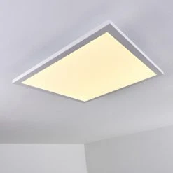 Hofstein Salmi Deckenpanel LED Wei&szlig;, 1-flammig, Fernbedienung, Farbwechsler -Bürolampen Verkäufe salmi deckenpanel h3325452 9