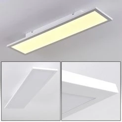 Hofstein Salmi Deckenpanel LED Weiß, 1-flammig