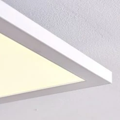 Hofstein Salmi Deckenpanel LED Wei&szlig;, 1-flammig, Fernbedienung, Farbwechsler -Bürolampen Verkäufe salmi deckenpanel h3325506 17