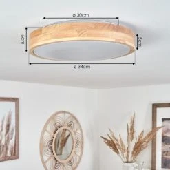 Hofstein Samaira Deckenleuchte LED Weiß, 1-flammig 13 Hofstein Samaira Deckenleuchte LED Weiß, 1-flammig -Bürolampen Verkäufe samaira deckenleuchte h3446041 3