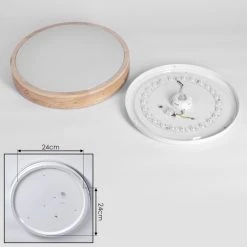 Hofstein Samaira Deckenleuchte LED Weiß, 1-flammig 14 Hofstein Samaira Deckenleuchte LED Weiß, 1-flammig -Bürolampen Verkäufe samaira deckenleuchte h3446041 4