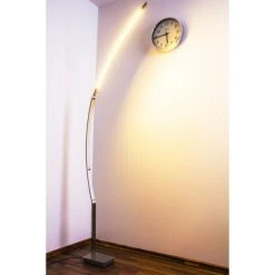 Hofstein Santa Marta Stehleuchte LED Nickel-Matt, Chrom, 1-flammig -Bürolampen Verkäufe santa marta stehleuchte h3003121 11