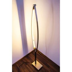 Hofstein Santa Marta Stehleuchte LED Nickel-Matt, Chrom, 1-flammig -Bürolampen Verkäufe santa marta stehleuchte h3003121 8