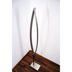 Hofstein Santa Marta Stehleuchte LED Nickel-Matt, Chrom, 1-flammig -Bürolampen Verkäufe santa marta stehleuchte h3003121 9