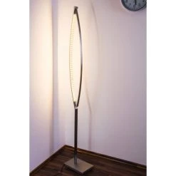 Hofstein Santa Marta Stehleuchte LED Nickel-Matt, Chrom, 1-flammig -Bürolampen Verkäufe santa marta stehleuchte h3003138 18