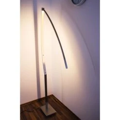 Hofstein Santa Marta Stehleuchte LED Nickel-Matt, Chrom, 1-flammig -Bürolampen Verkäufe santa marta stehleuchte h3003138 26
