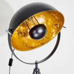 Hofstein Saturn Stehlampe Schwarz, 1-flammig -Bürolampen Verkäufe saturn stehlampe h169941 17