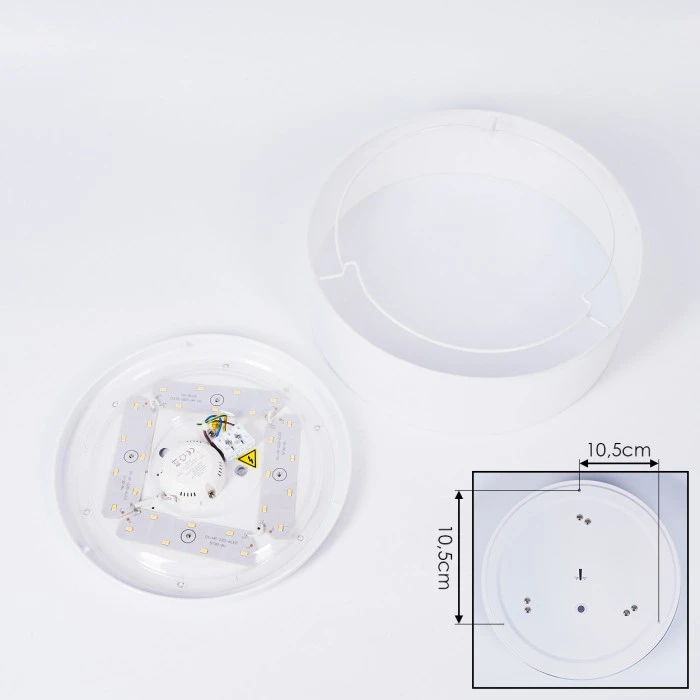 Hofstein Saura Deckenleuchte LED Weiß, 1-flammig 5 Hofstein Saura Deckenleuchte LED Weiß, 1-flammig – Bild 5
