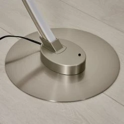Hofstein Scar RGB Bogenlampe LED Nickel-Matt, 1-flammig, Fernbedienung, Farbwechsler -Bürolampen Verkäufe scar rgb bogenlampe h3266052 do4 9