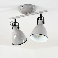 Hofstein Selki Deckenleuchte Grau, 2-flammig -Bürolampen Verkäufe selki deckenleuchte h3018941 7