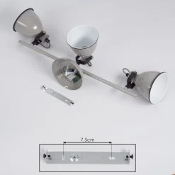 Hofstein Selki Deckenleuchte Grau, 3-flammig -Bürolampen Verkäufe selki deckenleuchte h3018958 4