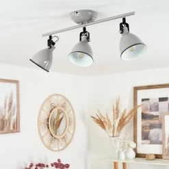 Hofstein Selki Deckenleuchte Grau, 3-flammig -Bürolampen Verkäufe selki deckenleuchte h3018958 9