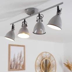 Hofstein Selki Deckenleuchte Grau, 4-flammig -Bürolampen Verkäufe selki deckenleuchte h3018965 10