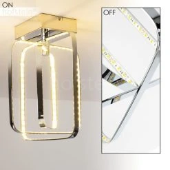 Hofstein Sepino Deckenleuchte LED Chrom, 1-flammig 25 Hofstein Sepino Deckenleuchte LED Chrom, 1-flammig -Bürolampen Verkäufe sepino deckenleuchte h165929 9