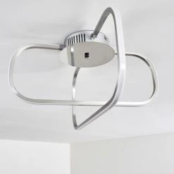 Hofstein Serre Deckenleuchte LED Chrom, 1-flammig -Bürolampen Verkäufe serre deckenleuchte h167503 12