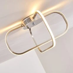 Hofstein Serre Deckenleuchte LED Chrom, 1-flammig -Bürolampen Verkäufe serre deckenleuchte h167503 14