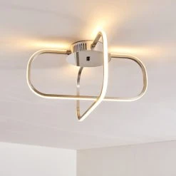 Hofstein Serre Deckenleuchte LED Chrom, 1-flammig -Bürolampen Verkäufe serre deckenleuchte h167503 15