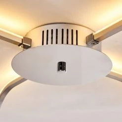 Hofstein Serre Deckenleuchte LED Chrom, 1-flammig -Bürolampen Verkäufe serre deckenleuchte h167503 16