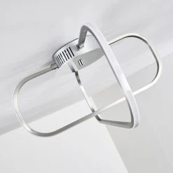 Hofstein Serre Deckenleuchte LED Chrom, 1-flammig -Bürolampen Verkäufe serre deckenleuchte h167503 17