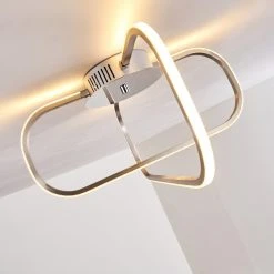 Hofstein Serre Deckenleuchte LED Chrom, 1-flammig -Bürolampen Verkäufe serre deckenleuchte h167503 2